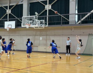 【女子バスケットボール部】　夏の県民総体　準優勝